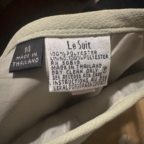 Le Suit Pale Green Skirt, Size 14, Excellent Condition w/Flaw - Picture 2 of 3